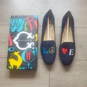 NEW C Wonder women's flats Navy size 10 1/2